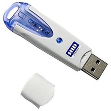 HID Omnikey 6121 Mobile USB Smart Card Reader R61210320-2 for Sim-Sized...