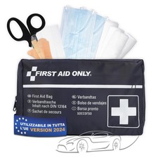 Borsa di pronto soccorso per auto DIN 13164 Kit di emergenza per auto e moto P