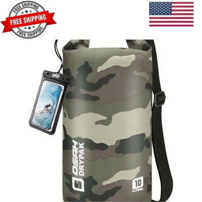 Waterproof Dry Bag, 5L/10L/20L/30L/40L Roll Top Lightweight Storage Backpack ...