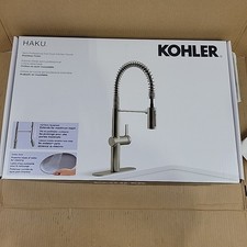 Kohler Haku Semi-Professional Pull-Down Kitchen Faucet Stainless Finish