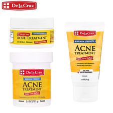 De La Cruz Acne Treatment with 10% Sulfur for Oil-Free Spot Pimple Clear Skin