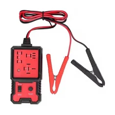 Durable 12V 4/5 Pin Relay Tester for Car-Professional Auto Automotive with Clips
