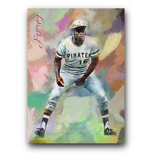 Al Oliver #5 Art Card Limited 34/50 Edward Vela Signed (Pittsburgh Pirates)