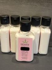 6 PK. Hempz Herbal Hydrating Body Moisturizer Lotion Rose Oil 2.25 fl oz