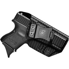 Gun Holster IWB & OWB KYDEX Holster Fit: Glock 26 27 (Gen 1-5) &Glock 33 (Gen 3)