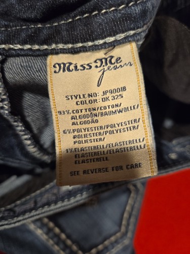 Miss Me Signature Bootcut Denim Womens Jeans Size 30x32 Flaw - Picture 10 of 19