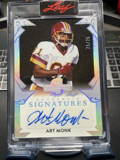 2026 Leaf Spectacular Signatures Silver Art Monk /25 Auto Silver Holo
