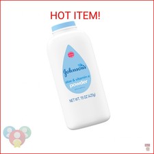 Johnson's Baby Powder with Naturally Derived Cornstarch, Aloe Vitamin E for De