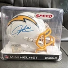 LaDainian Tomlinson Los Angeles Chargers Signed Mini Helmet Beckett BAS