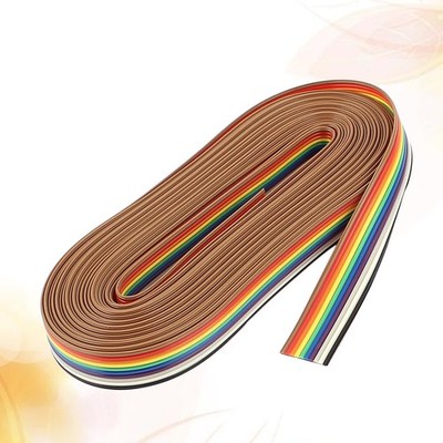  10M 10-poliges IDC-Kabel mit Regenbogen-Flachband für PC-Erkennungsinstrumente