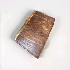 Vintage Leather Handheld Clutch