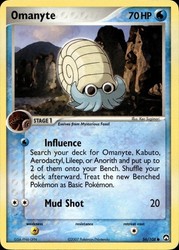 Omanyte 56/108 EX Power Keepers Common