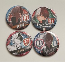 My Hero Academia Shoto Todoroki Birthday Can Badge Set of 4