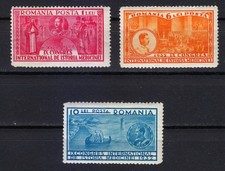 Roumanie 1932 MNH Mi 443-445 Sc 417-419 Congrès d'histoire de la médecine, Bu...