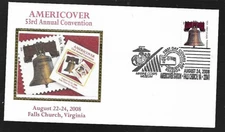 LIBERTY BELL FOREVER 2008 LET FREEDOM RING AMERICOVER SILK USMC CORPS 3RD DAY CO