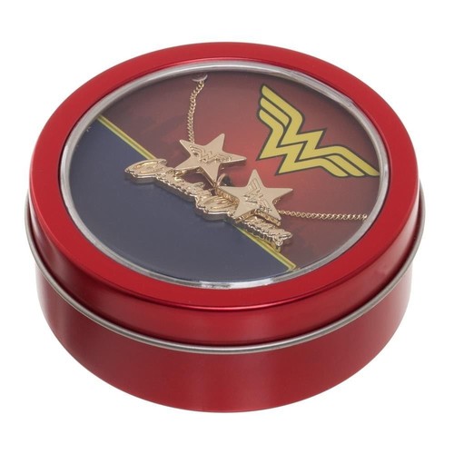 Bioworld Wonder Woman Halskette & Ohrringe Geschenkdose - Bild 2 von 2