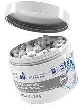 Caffenu Cleaning Tablets. 100x2.0g Coffee Cleaner Tablets.