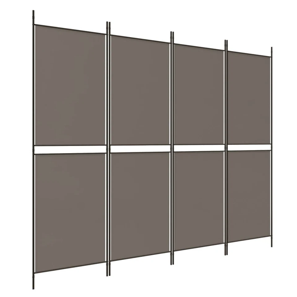 Room Divider Privacy Protection Screen Living Room Partition Fabric vidaXL - image 3 of 4