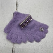 Super Smalls Gloves Girls One Size Purple Lavender Dreams Jeweled Rhinestone