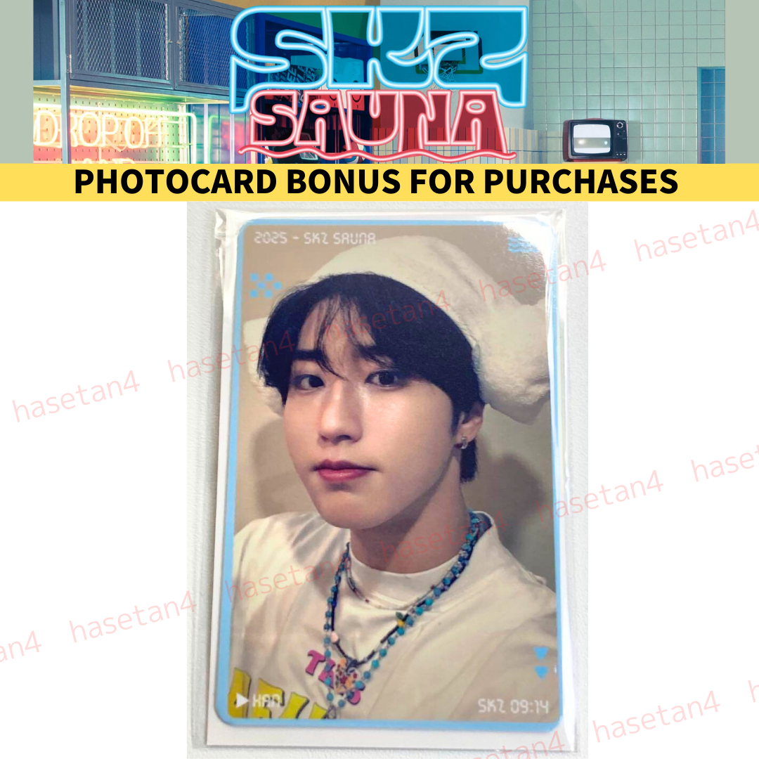 Stray Kids JYP JAPAN POPUP 2025 SAUNA PHOTOCARD BONUS FOR