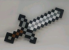Minecraft Iron Cosplay Costume Sword Foam 24" Toy Halloween Steve