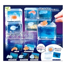 Miniature Aquarium DEEP Complete Set of 6 Gashapon Capsule Toys