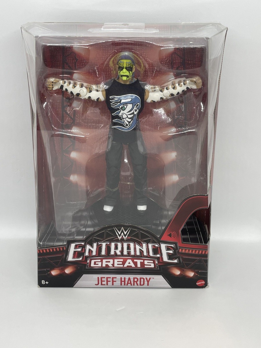 一点物WWE 認証書付きサイン入り jeff hardy elite エリート WWE Mattel Elite Entrance Greats Series Jeff Hardy Action Figure