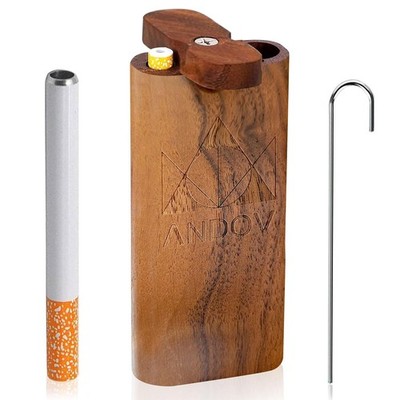 One Hitter Kiffer Zubehör Purpfeife Set Stash Box Pfeife Räuchern Zubehör Tabak 