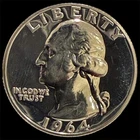 *****1964 P Washington 90% Silver Quarter Proof*****