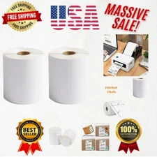 High-Quality Direct Thermal Shipping Labels 4'' x 6'' - 500 Labels, Peel & Stick