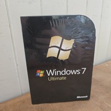 Microsoft Windows 7 Ultimate 32/64 Bit DVD -Full Retail Version -New sealed Box