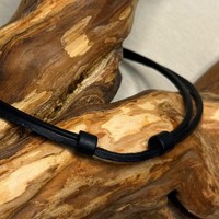 Lederband Lederkette Surferkette Herrenkette Damenkette Surfschmuck Verstellbar