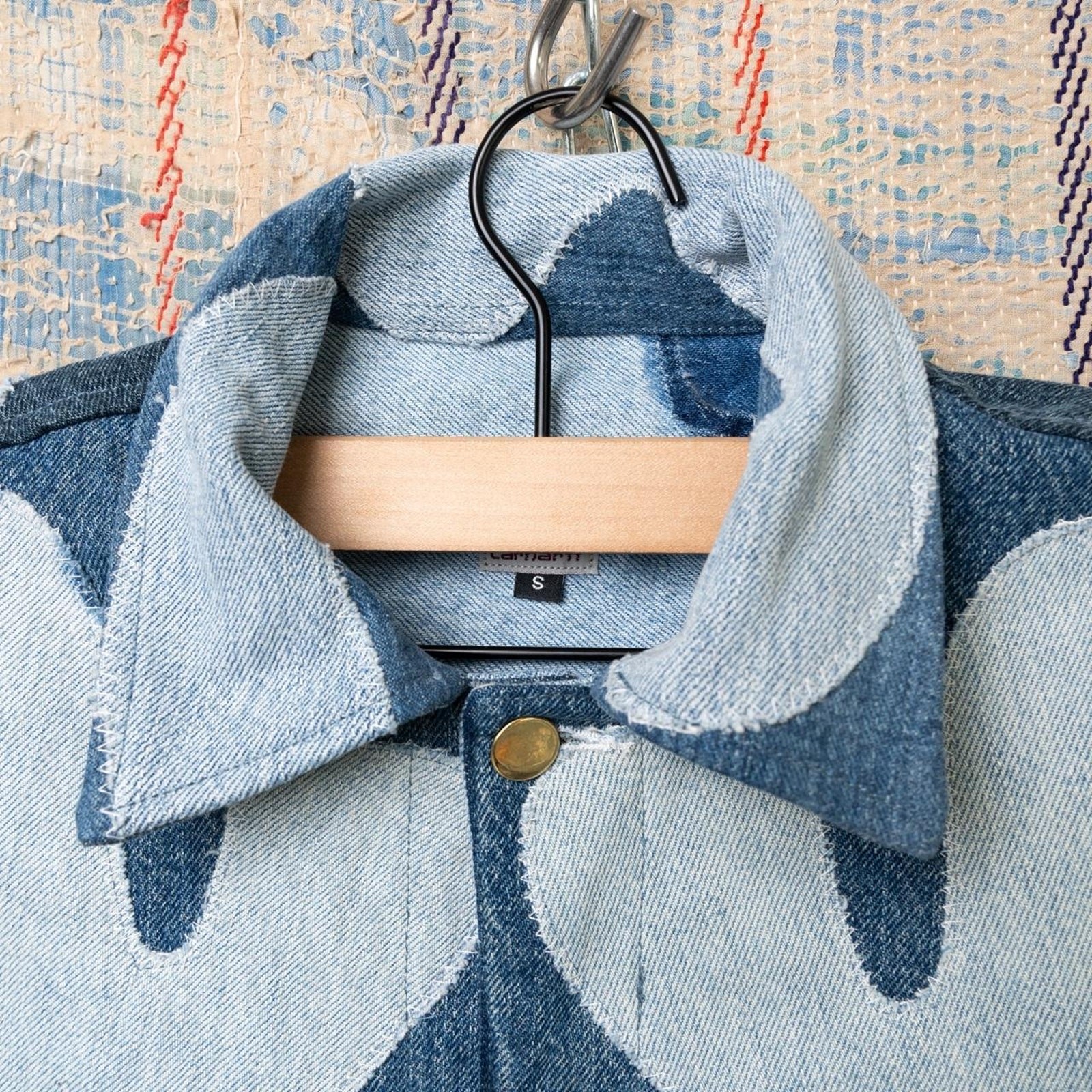 Custom upcycled patchwork denim jacket - image 5