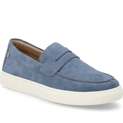Rieker Herren Blaue Wildleder Sneaker Freizeit U0703-14 - Bild 1 von 4