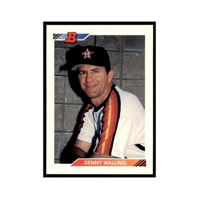 1992 Bowman Denny Walling Baseball Cards #530
