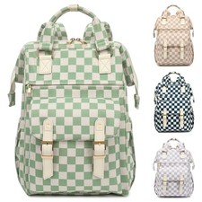 Corduroy Laptop Backpack for Women 15.6 Inch Stylish College School Bookbag, ...