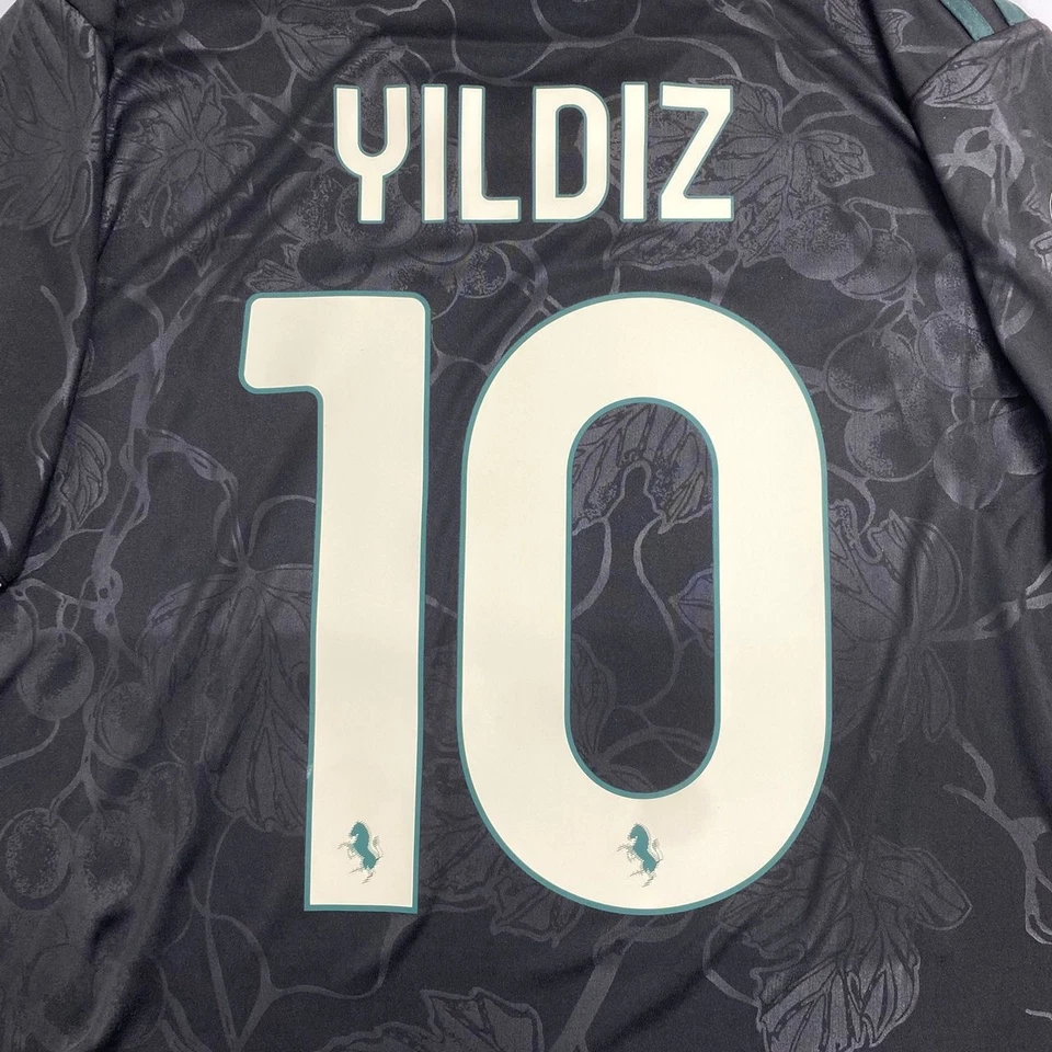 Camiseta de fútbol de manga corta Juventus 25/26 Third Yildiz #10 para hombre todas las tallas Foto 4 de 4