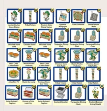 Webkinz classic Virtual Aztec. items HTF please leave note reply to seller