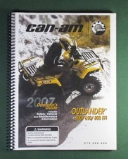 2007 Bombardier Outlander 800 Owner's Manual: 148 Pages & Protective Covers!