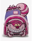 Loungefly Disney Alice in Wonderland Fuzzy Cheshire Cat Mini Backpack