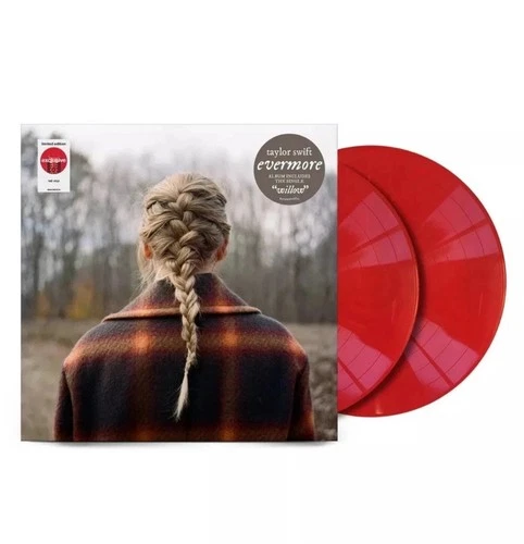 Evermore [2LP] Taylor Swift 2021 Red Vinyl Limited Edition New