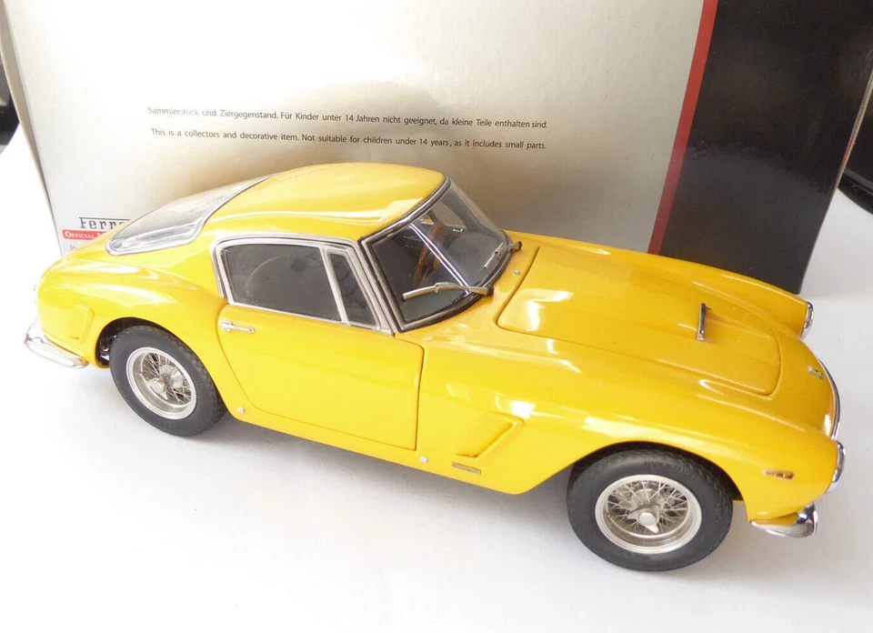 CMC M-054 -  Ferrari 250 GT Berlinetta Passo Sportwagen gelb 1961 OVP 1:18 #0525 - Bild 2 von 4