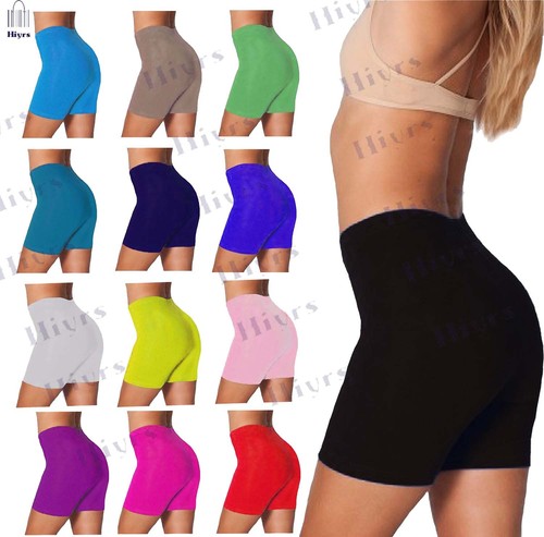 Nuovo Donna Pantaloncini Ciclismo Danza Corta Stampato Ragazze Intimo 8-18 - Foto 2 di 8