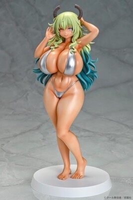 NEW Q-six Miss Kobayashi's Dragon Maid Lucoa Bikini tanned 1/7 Figure