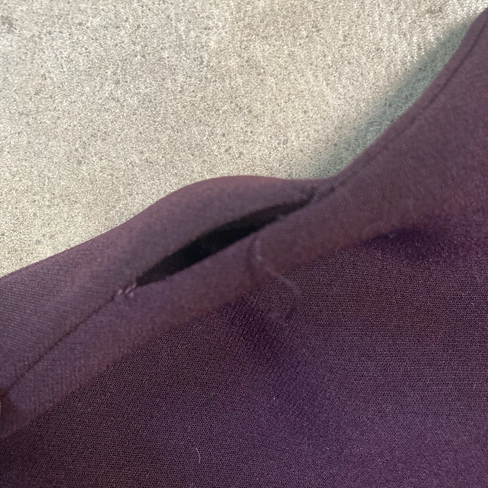 Mono Rachel Zoe Suki Para Mujer 6 Cabernet Púrpura Un Hombro Cuello Noche Foto 4 de 4