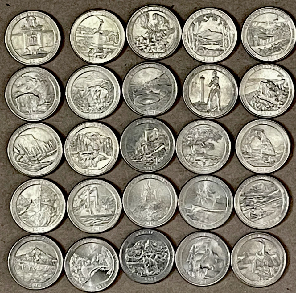 2010-2021 America The Beautiful 56 Coin Circulated - Image 3 of 4