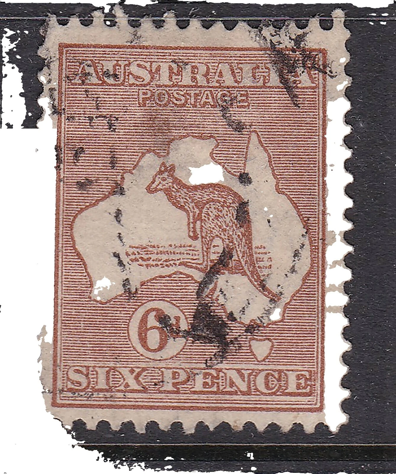VF (Very Fine) Australian Kangaroo Stamps