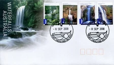 2008 Australian Waterfalls FDC - Port Hedland WA 6721 Pictorial PMK