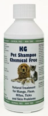 KG Wash & Go No Rinse Pet Shampoo Treats Mange, Fleas, Ticks, Mites & Itchy Skin