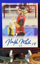 2018 LEAF ULTIMATE DRAFT Mike White Auto #02/05 Rookie #GLR MW2 Rookie 